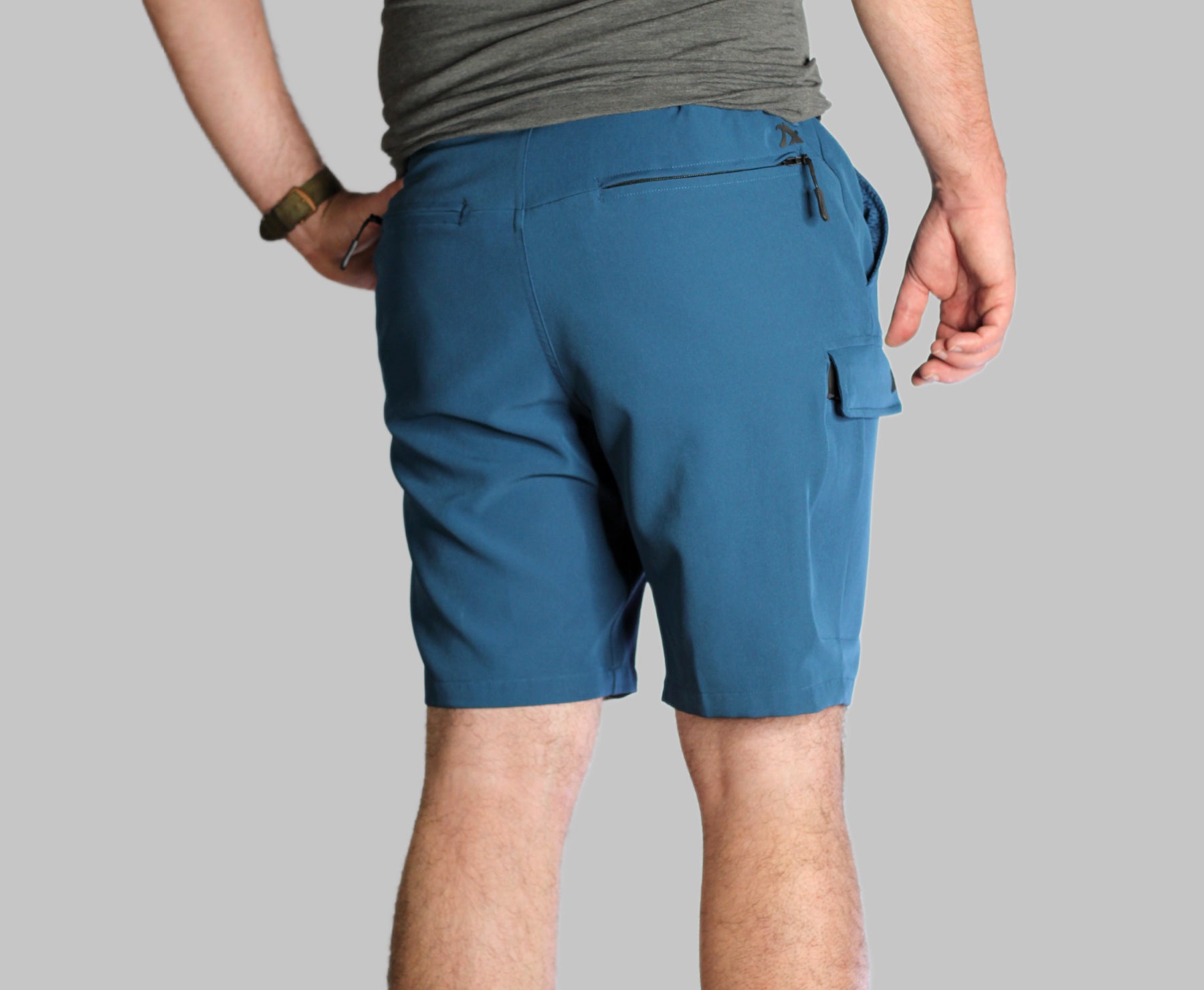 Men's travel shorts swim trunk blue nice fit