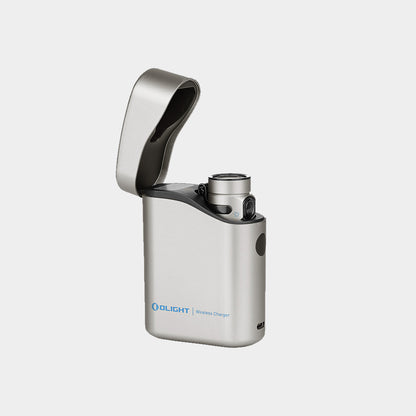 Titanium travel flashlight and emergency charger